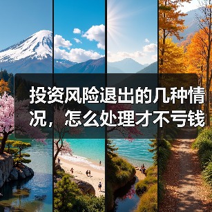 投资风险退出的几种情况,怎么处理才不亏钱? 投资风险退出的几种情况,怎么处理才不亏钱?