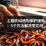 工程机械选购维护指南:5个方法解决常见问题 工程机械选购维护指南:5个方法解决常见问题