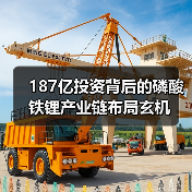 187亿投资背后的磷酸铁锂产业链布局玄机 187亿投资背后的磷酸铁锂产业链布局玄机