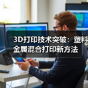 3D打印技术突破:塑料金属混合打印新方法 3D打印技术突破:塑料金属混合打印新方法