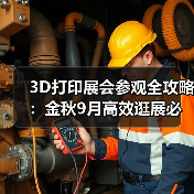 3D打印展会参观全攻略：金秋9月高效逛展必看！