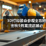 3D打印展会参观全攻略：金秋9月高效逛展必看！