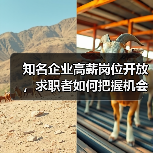 知名企业高薪岗位开放,求职者如何把握机会? 知名企业高薪岗位开放,求职者如何把握机会?