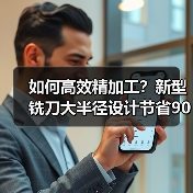 如何高效精加工?新型铣刀大半径设计节省90%时间 如何高效精加工?新型铣刀大半径设计节省90%时间