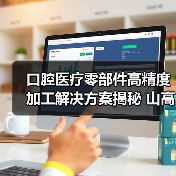 口腔医疗零部件高精度加工解决方案揭秘 山高刀具技术解析 口腔医疗零部件高精度加工解决方案揭秘 山高刀具技术解析