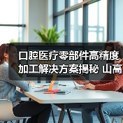 口腔医疗零部件高精度加工解决方案揭秘 山高刀具技术解析 口腔医疗零部件高精度加工解决方案揭秘 山高刀具技术解析