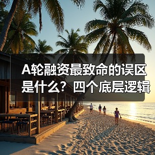 A轮融资最致命的误区是什么?四个底层逻辑帮你避开80%的坑 A轮融资最致命的误区是什么?四个底层逻辑帮你避开80%的坑