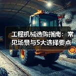 工程机械选购指南:常见场景与5大选择要点 工程机械选购指南:常见场景与5大选择要点