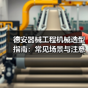 德安器械工程机械选型指南:常见场景与注意事项 德安器械工程机械选型指南:常见场景与注意事项