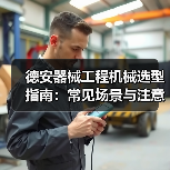德安器械工程机械选型指南:常见场景与注意事项 德安器械工程机械选型指南:常见场景与注意事项