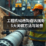 工程机械选购避坑指南:5大关键方法与场景解析 工程机械选购避坑指南:5大关键方法与场景解析