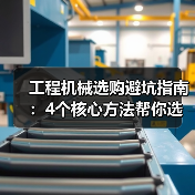 工程机械选购避坑指南:4个核心方法帮你选对挖掘机 工程机械选购避坑指南:4个核心方法帮你选对挖掘机