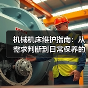 机械机床维护指南:从需求判断到日常保养的5个方法 机械机床维护指南:从需求判断到日常保养的5个方法