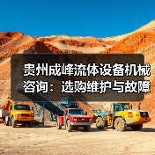 贵州成峰流体设备机械咨询:选购维护与故障解析实用指南 贵州成峰流体设备机械咨询:选购维护与故障解析实用指南