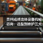 贵州成峰流体设备机械咨询:选型到维护三大实用方法 贵州成峰流体设备机械咨询:选型到维护三大实用方法