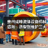 贵州成峰流体设备机械咨询:选型到维护三大实用方法 贵州成峰流体设备机械咨询:选型到维护三大实用方法